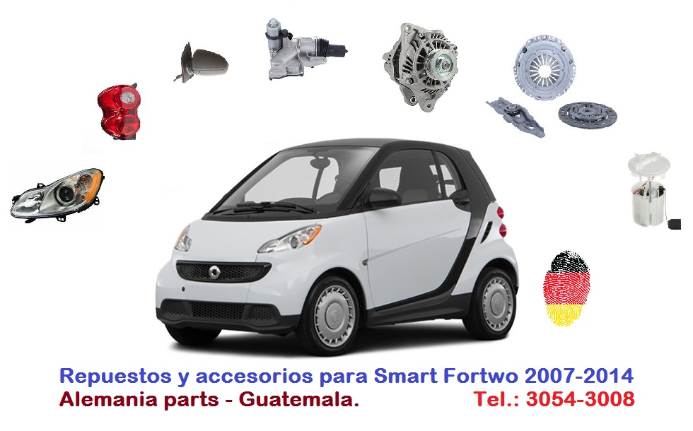 Repuestos para Smart Fortwo 2007 - 2013