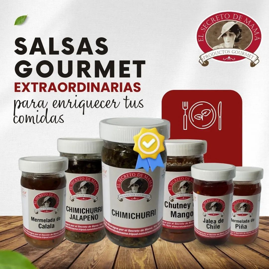 ¡Dale Un Toque Gourmet A Tus Comidas! Managua, Nicaragua.