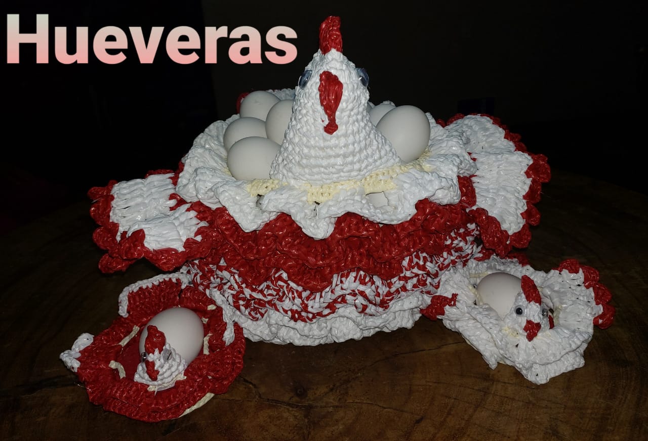 Gallinas Hueveras Artesales y Originales Ideales Útiles para Adornar su Hogar