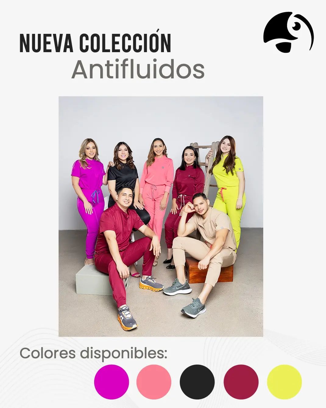 Colección de scrubs antifluido