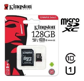 Memoria microSD 128Gb Kingston clase 10
