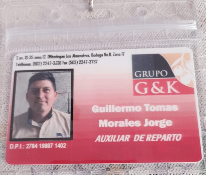 GAFETES/CARNET DE IDENTIFICACIÓN EN GUATEMALA