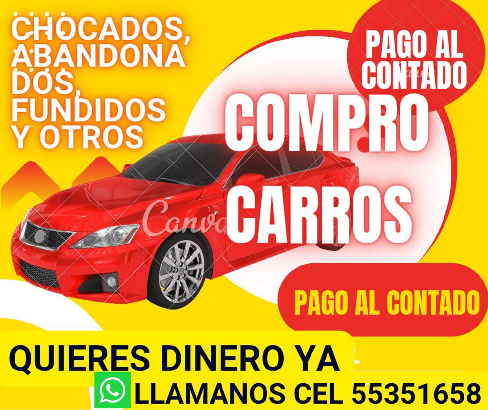COMPRO PARA REPUESTOS CARROS CHOCADOS O MAL ESTAO